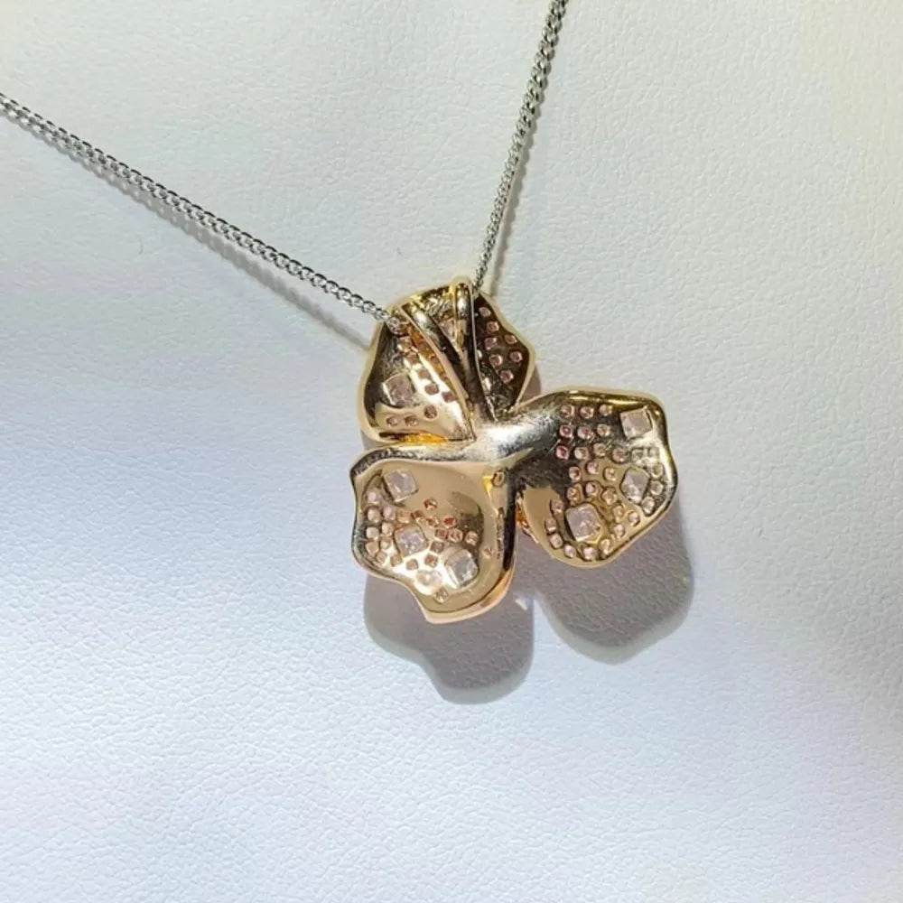 2 Carat Moissanite 925 Sterling Silver Pendant Necklace - luxurift