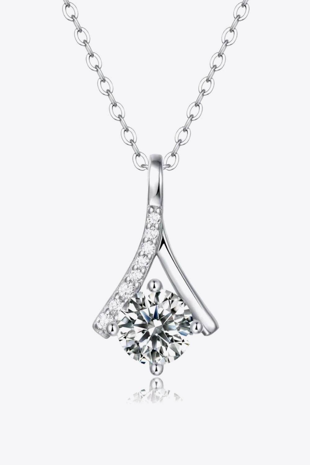 Special Occasion 1 Carat Moissanite Pendant Necklace - luxurift