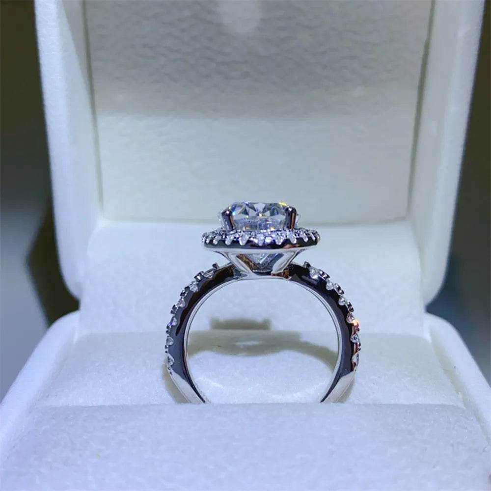 5 Carat Moissanite 925 Sterling Silver Ring - luxurift