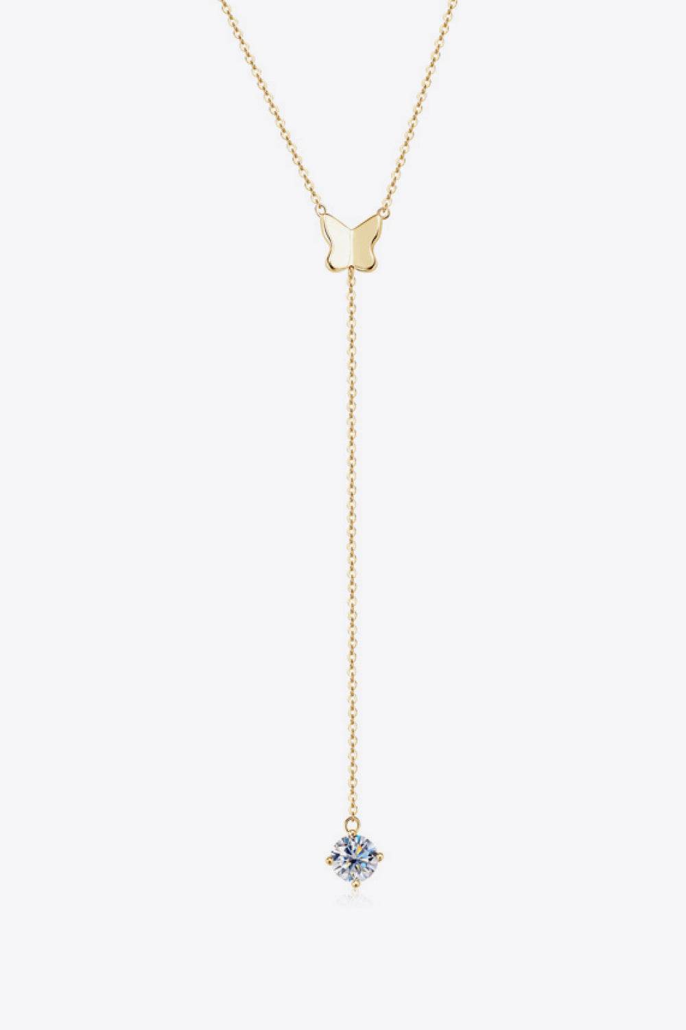 1 Carat Moissanite 925 Sterling Silver Necklace - luxurift