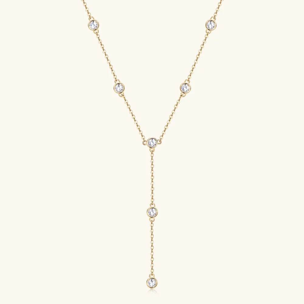 1.1 Carat Moissanite 925 Sterling Silver Necklace - luxurift