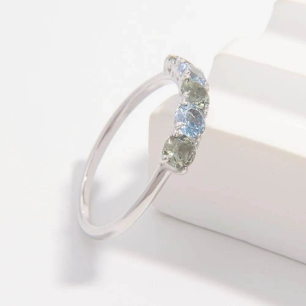 925 Sterling Silver Rhinestone Ring - luxurift