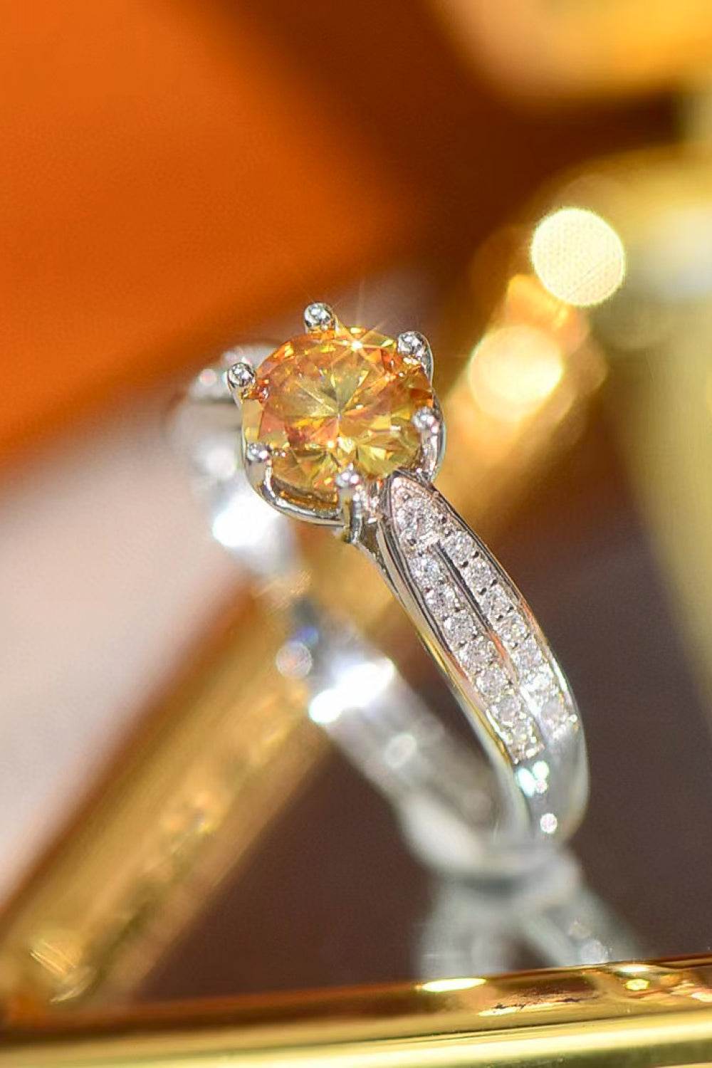 Living Your Life 3 Carat Moissanite 6-Prong Ring - luxurift