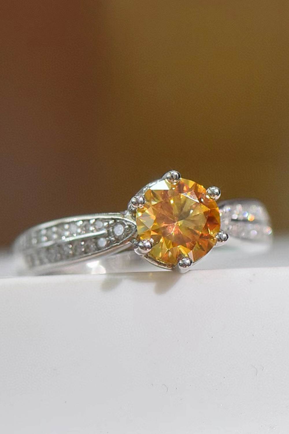 Living Your Life 3 Carat Moissanite 6-Prong Ring - luxurift