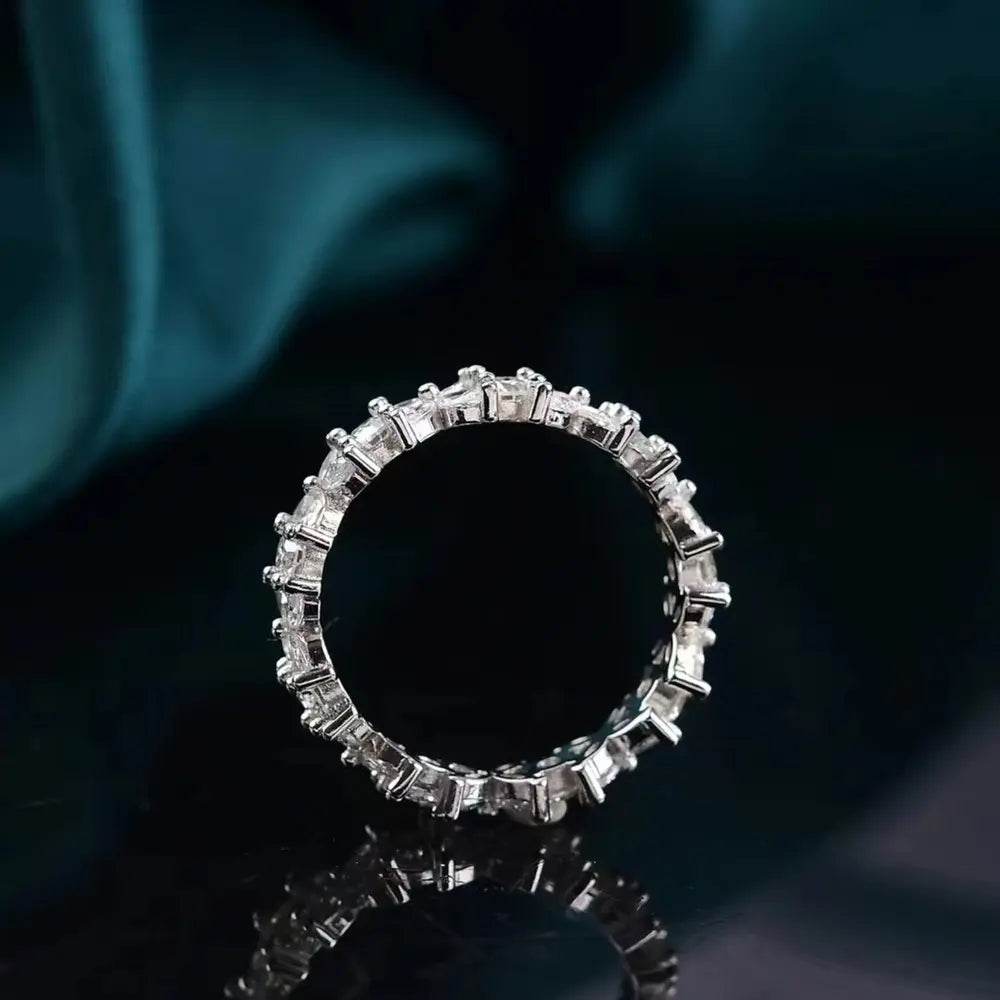 Moissanite 925 Sterling Silver Ring - luxurift