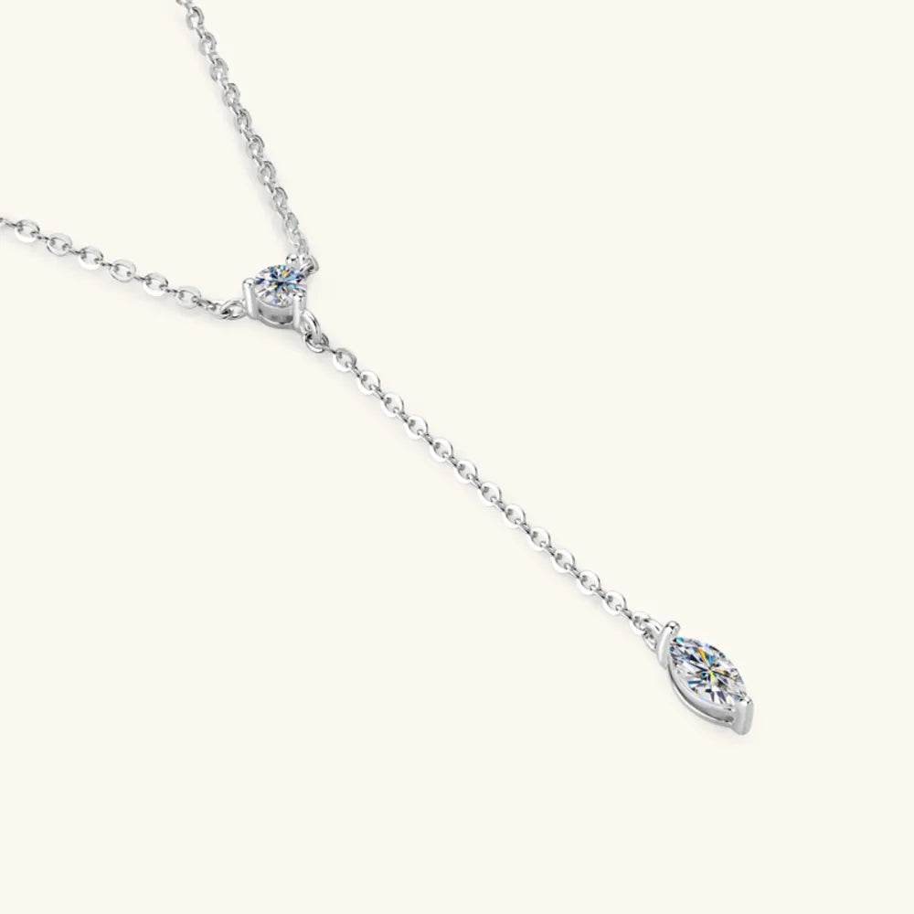 Moissanite 925 Sterling Silver Necklace - luxurift