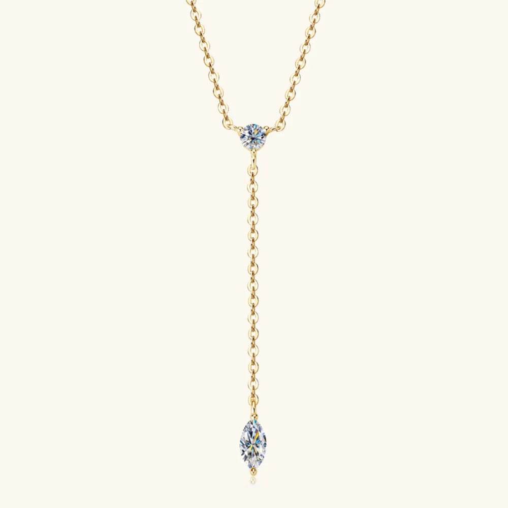 Moissanite 925 Sterling Silver Necklace - luxurift