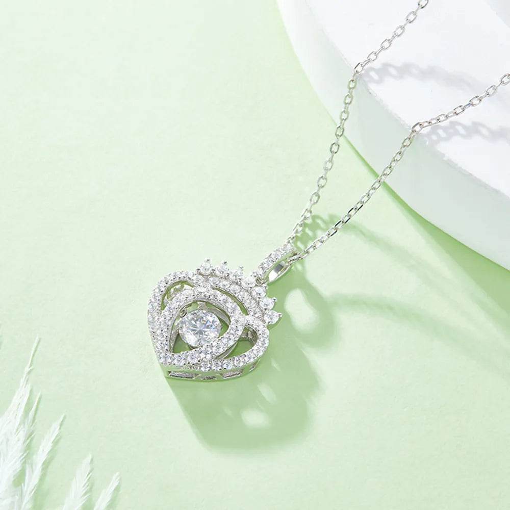 Moissanite 925 Sterling Silver Necklace - luxurift