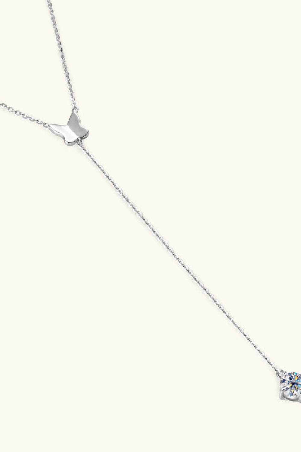1 Carat Moissanite 925 Sterling Silver Necklace - luxurift