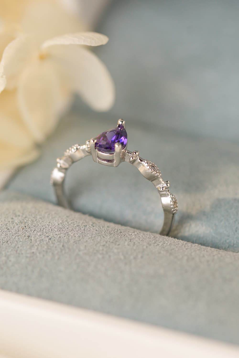 Amethyst 925 Sterling Silver Ring - luxurift