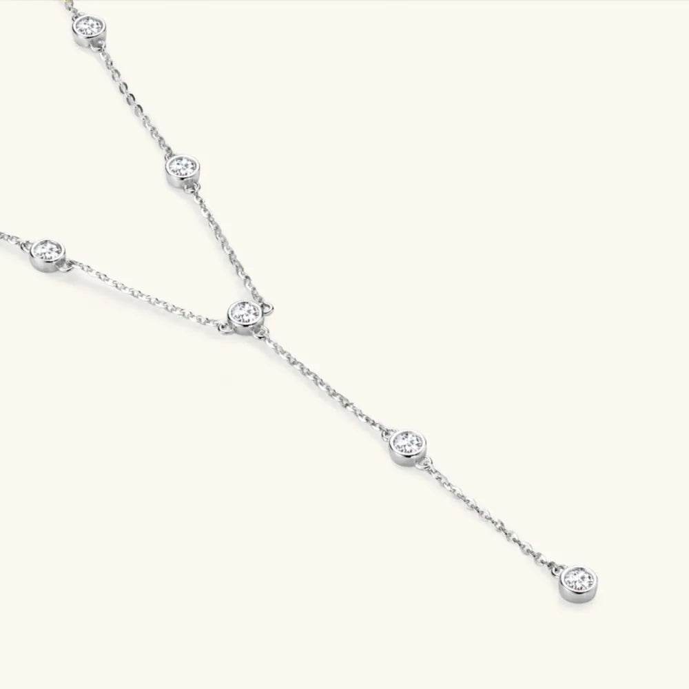 1.1 Carat Moissanite 925 Sterling Silver Necklace - luxurift