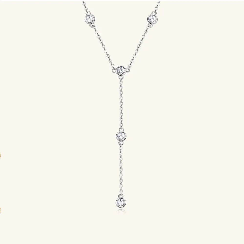 1.1 Carat Moissanite 925 Sterling Silver Necklace - luxurift
