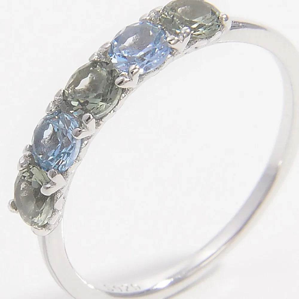 925 Sterling Silver Rhinestone Ring - luxurift