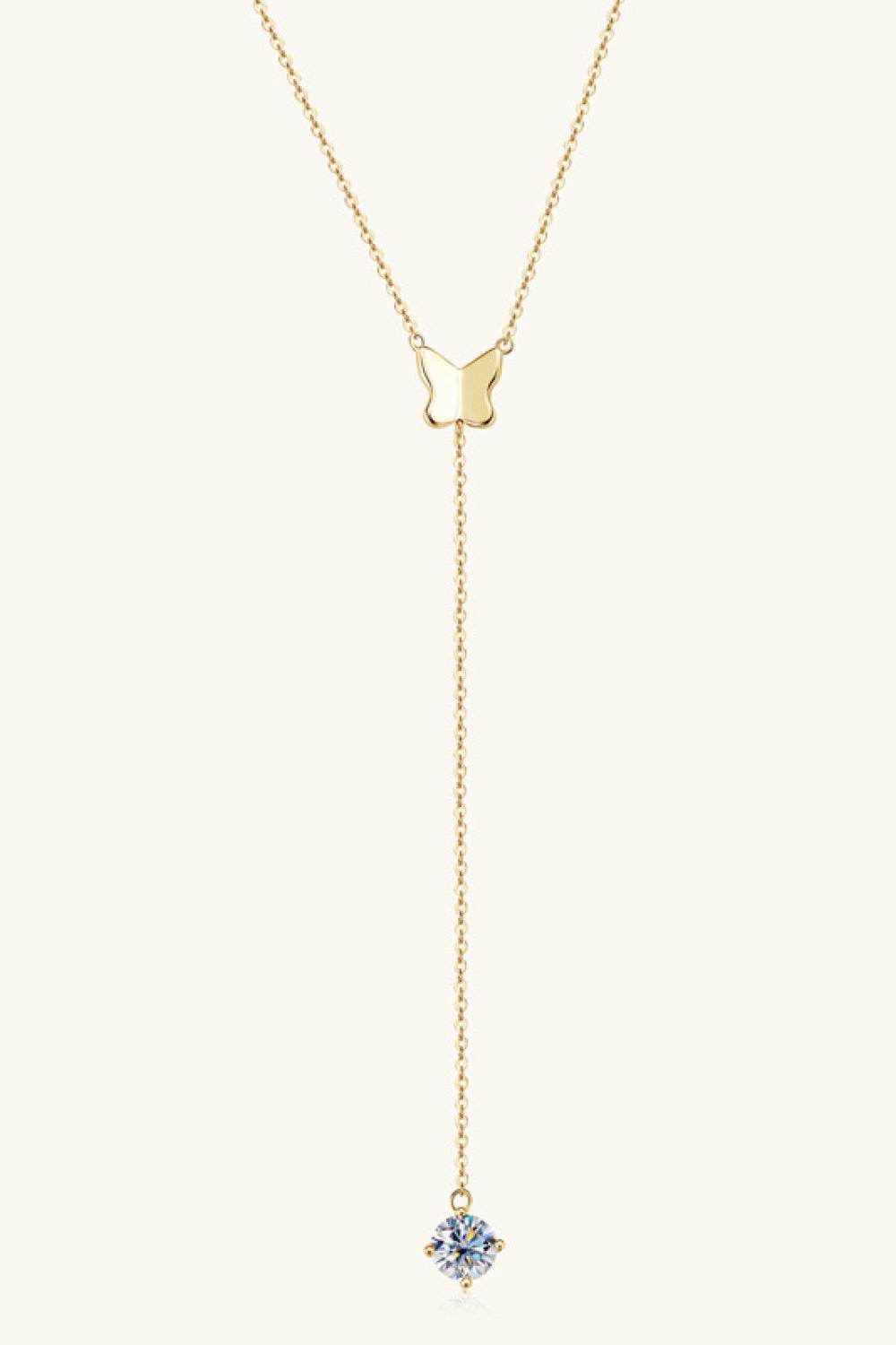 1 Carat Moissanite 925 Sterling Silver Necklace - luxurift