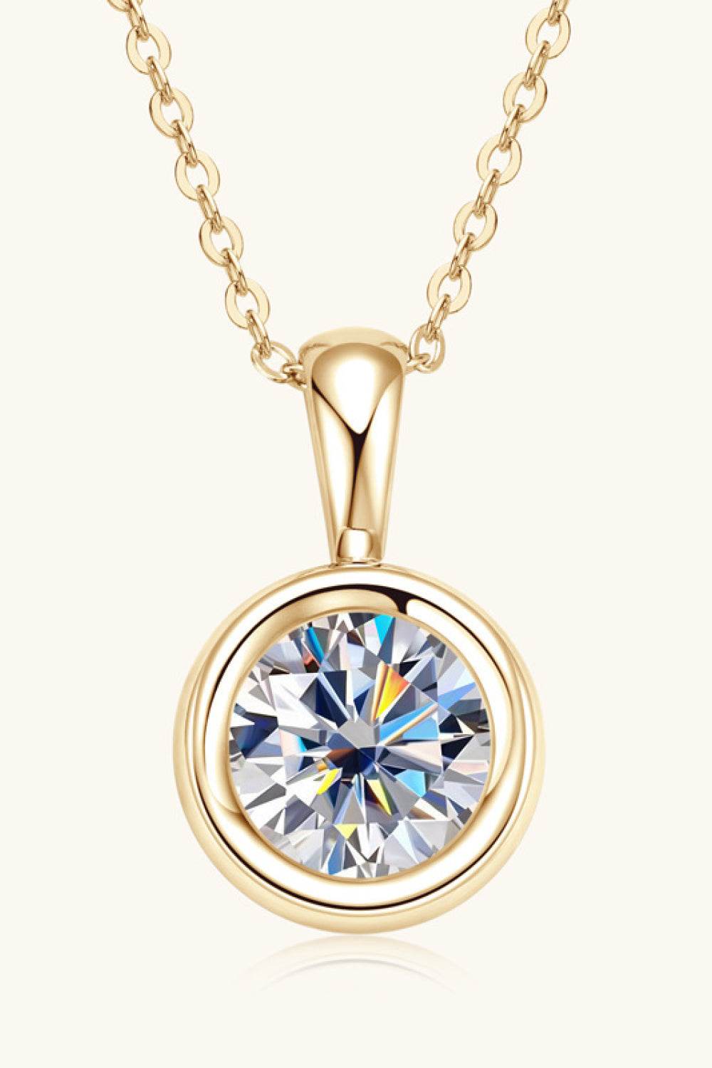 2 Carat Moissanite 925 Sterling Silver Necklace - luxurift