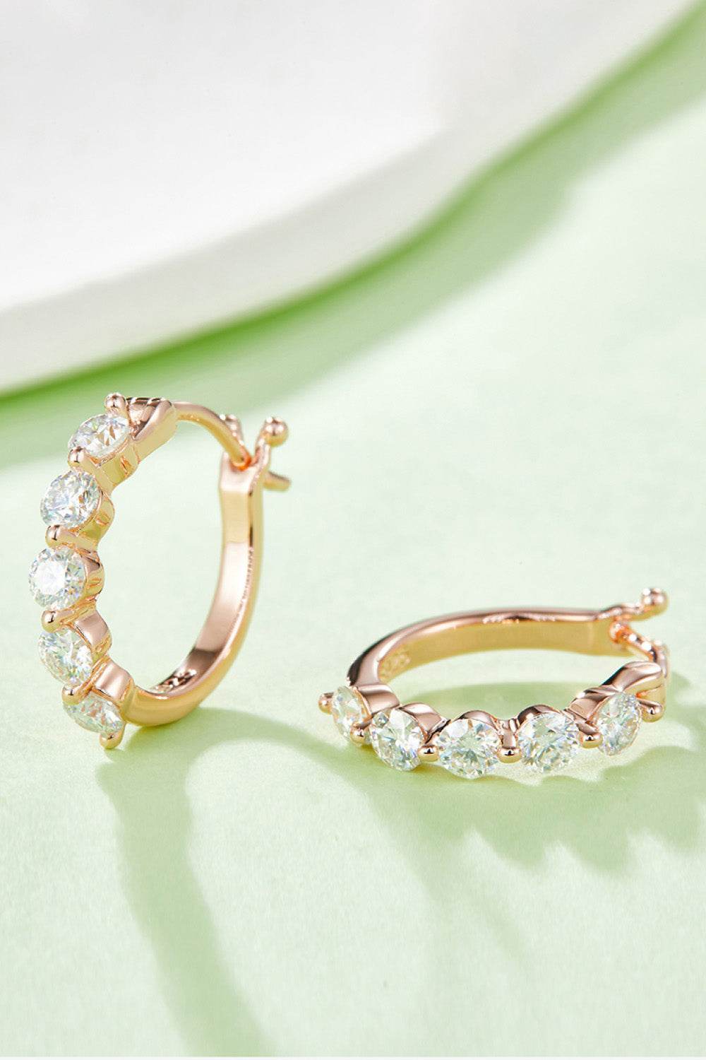 Adored 1 Carat Moissanite 925 Sterling Silver Earrings - luxurift