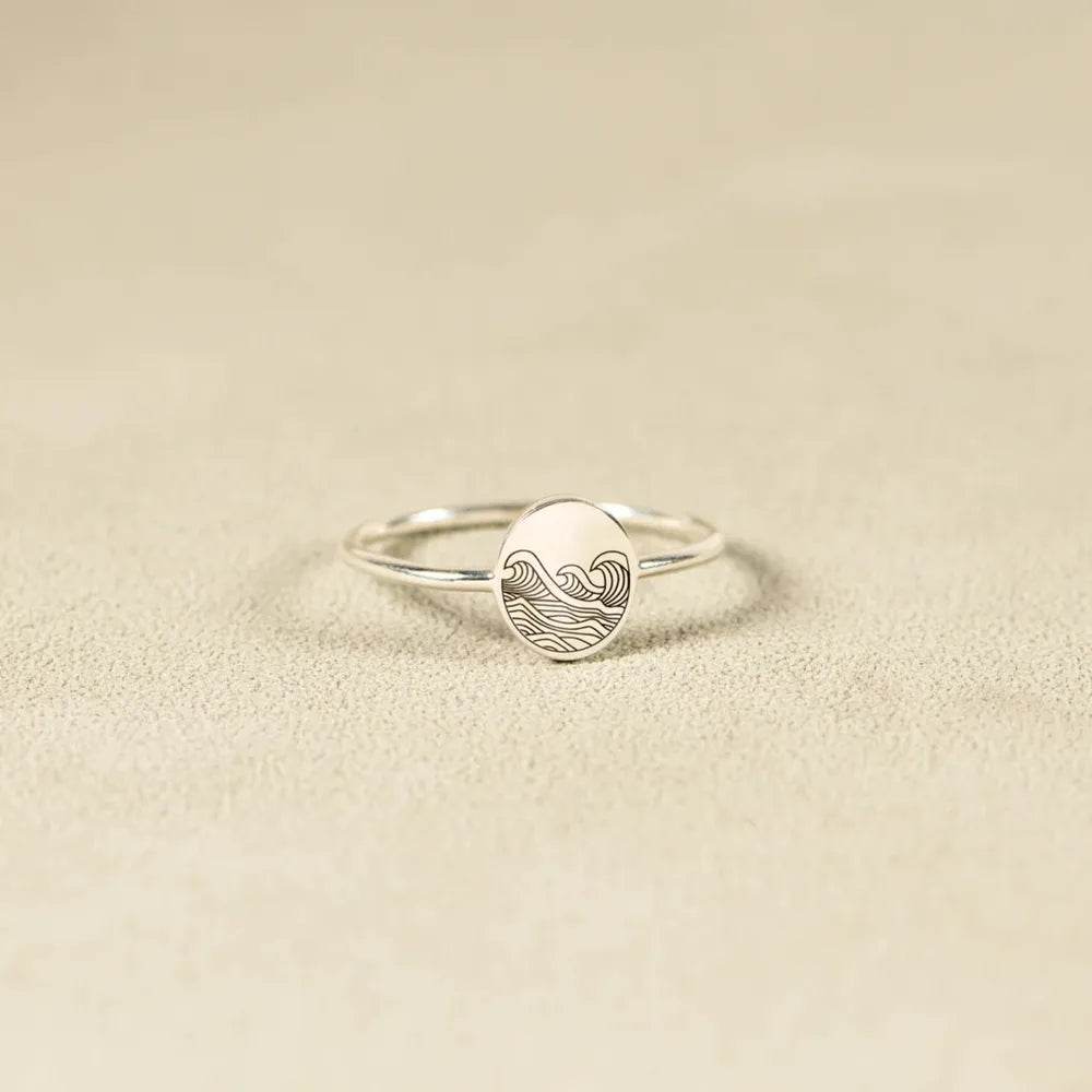 925 Sterling Silver Signet Ring - luxurift