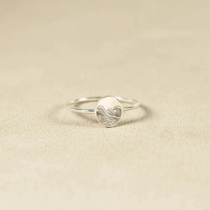 925 Sterling Silver Signet Ring - luxurift