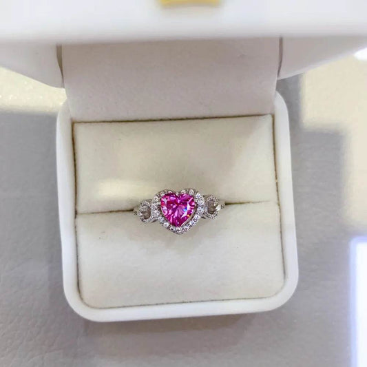 1 Carat Moissanite 925 Sterling Silver Ring - luxurift