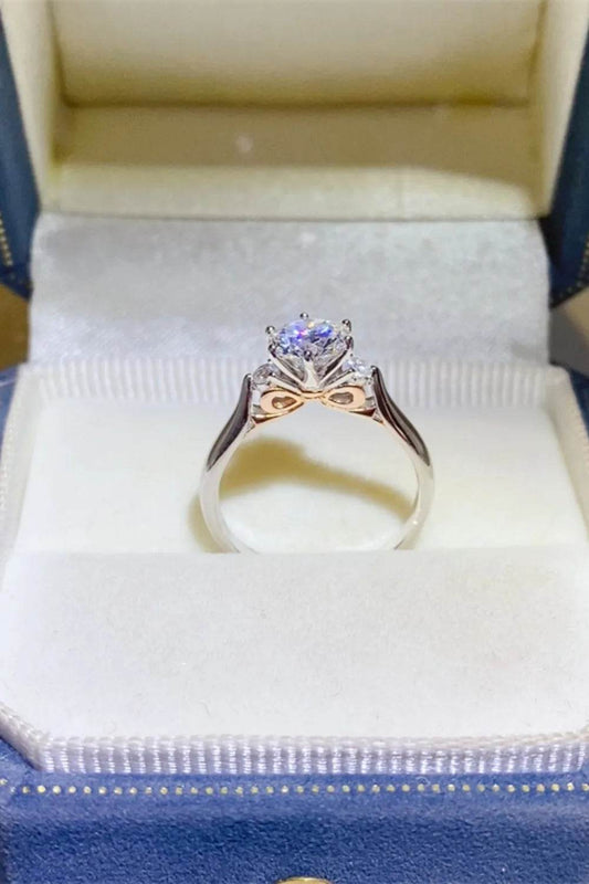 2 Carat Moissanite 925 Sterling Silver Ring - luxurift