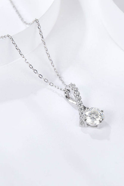 Special Occasion 1 Carat Moissanite Pendant Necklace - luxurift