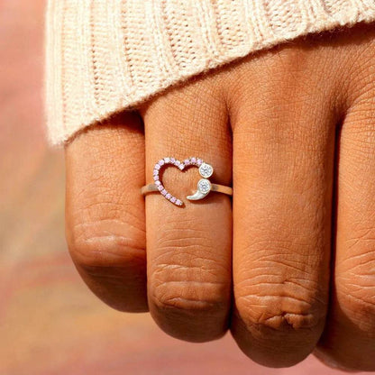 925 Sterling Silver Inlaid Zircon Ring - luxurift