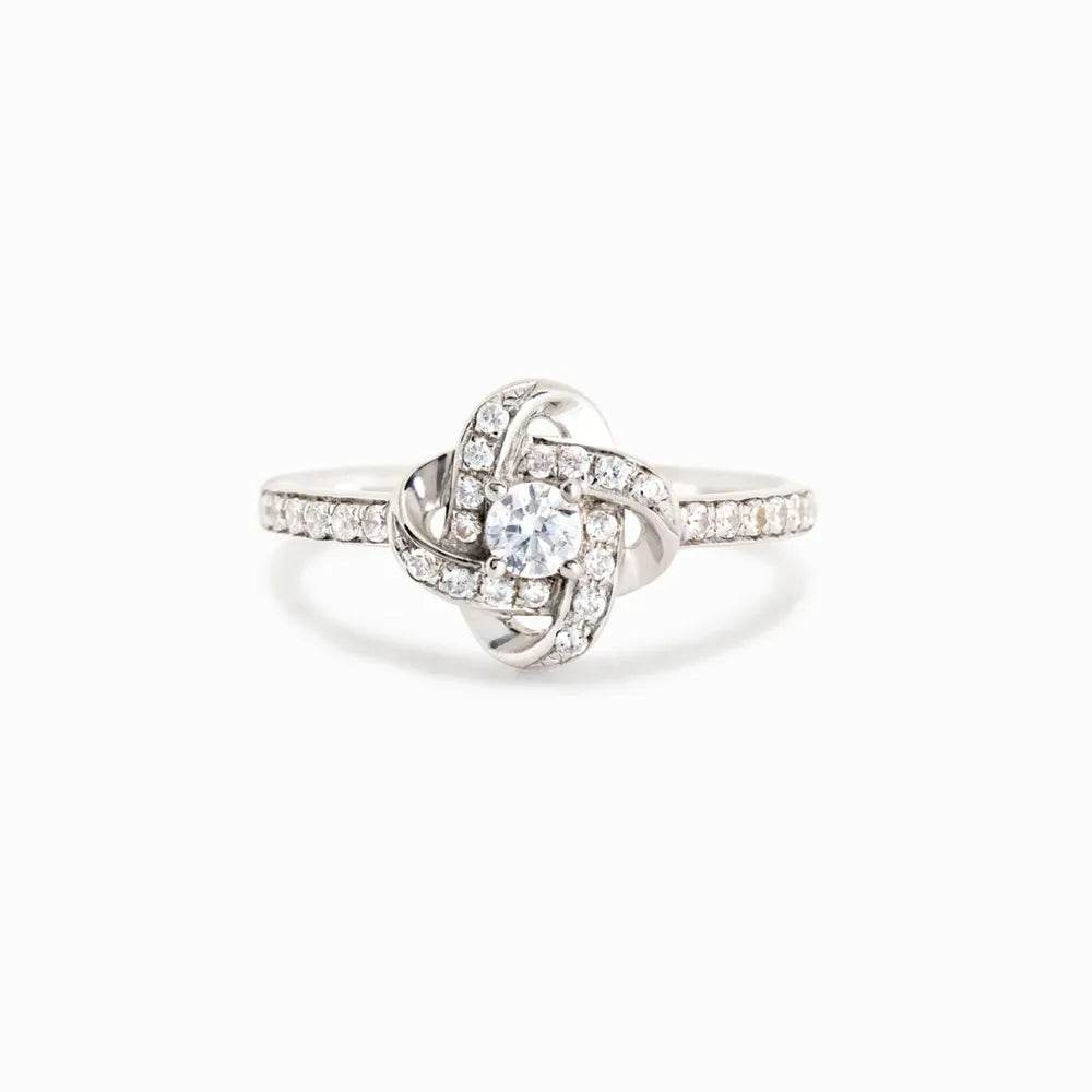 925 Sterling Silver Inlaid Zircon Ring - luxurift