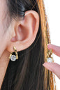 2 Carat Moissanite 925 Sterling Silver Heart Earrings - luxurift
