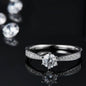 Moissanite 925 Sterling Silver Ring - luxurift
