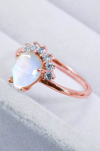 925 Sterling Silver Moonstone Ring - luxurift