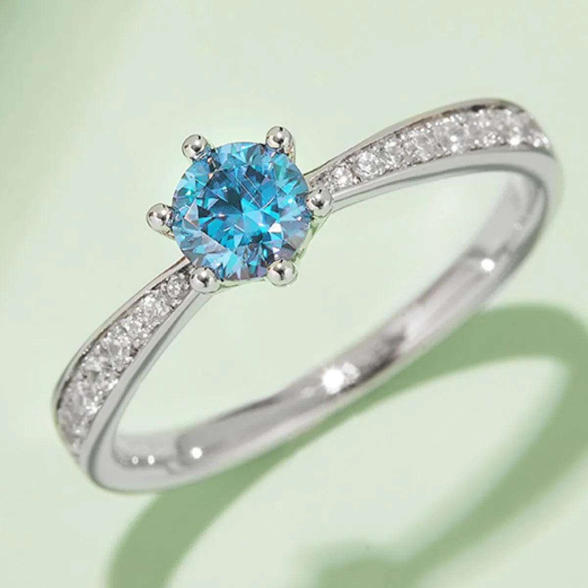 Moissanite 925 Sterling Silver Ring - luxurift