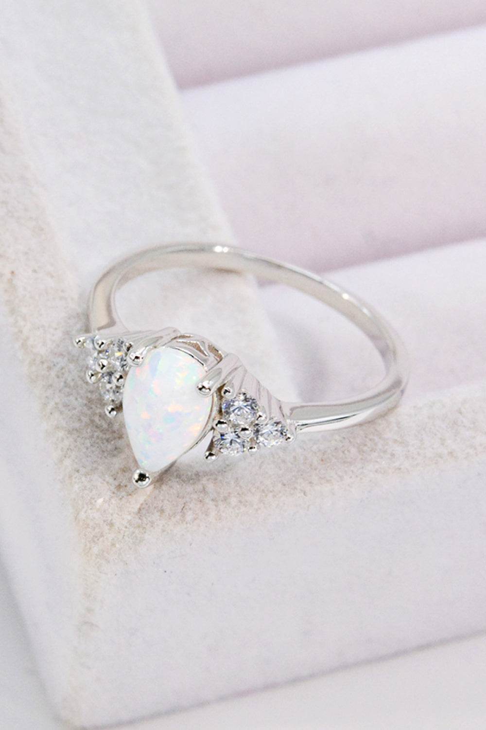 Limitless Love Opal and Zircon Ring - luxurift