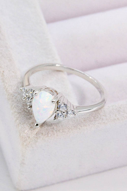 Limitless Love Opal and Zircon Ring - luxurift