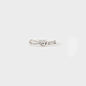 925 Sterling Silver Double-Layered Knot Ring - luxurift