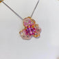 2 Carat Moissanite 925 Sterling Silver Pendant Necklace - luxurift