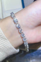 10 Carat Moissanite Platinum-Plated Bracelet - luxurift
