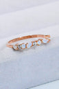 Moonstone and Zircon Decor Ring - luxurift