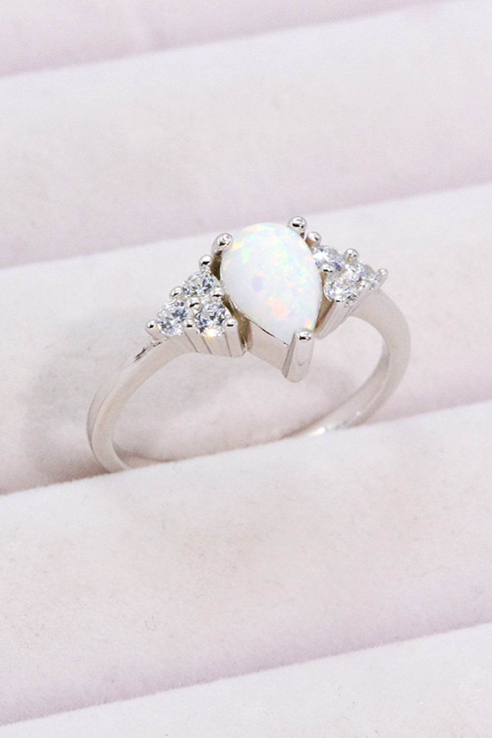 Limitless Love Opal and Zircon Ring - luxurift