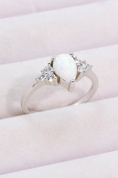 Limitless Love Opal and Zircon Ring - luxurift