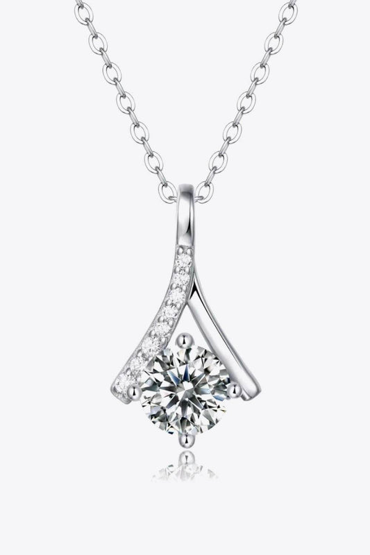Special Occasion 1 Carat Moissanite Pendant Necklace - luxurift