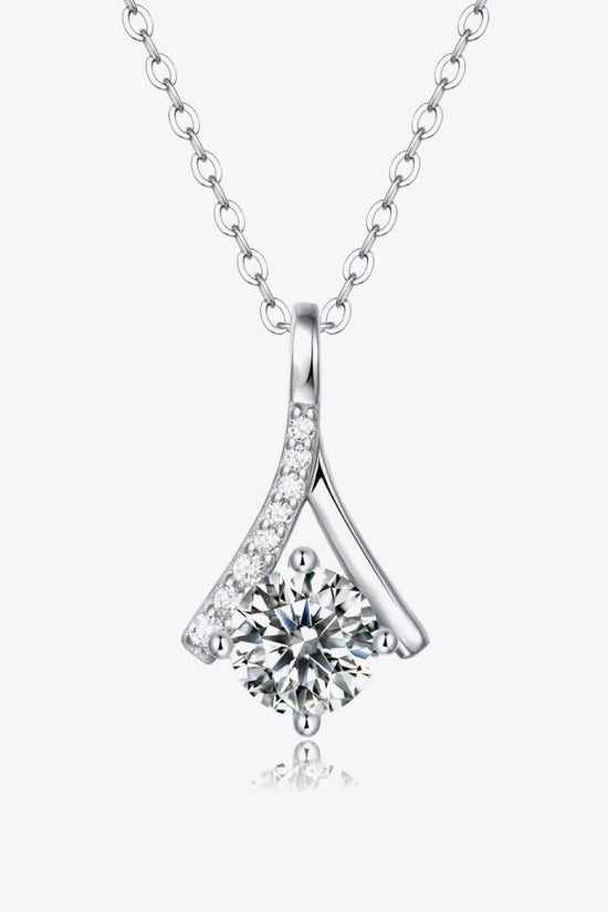 Special Occasion 1 Carat Moissanite Pendant Necklace - luxurift