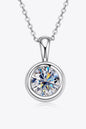 2 Carat Moissanite 925 Sterling Silver Necklace - luxurift