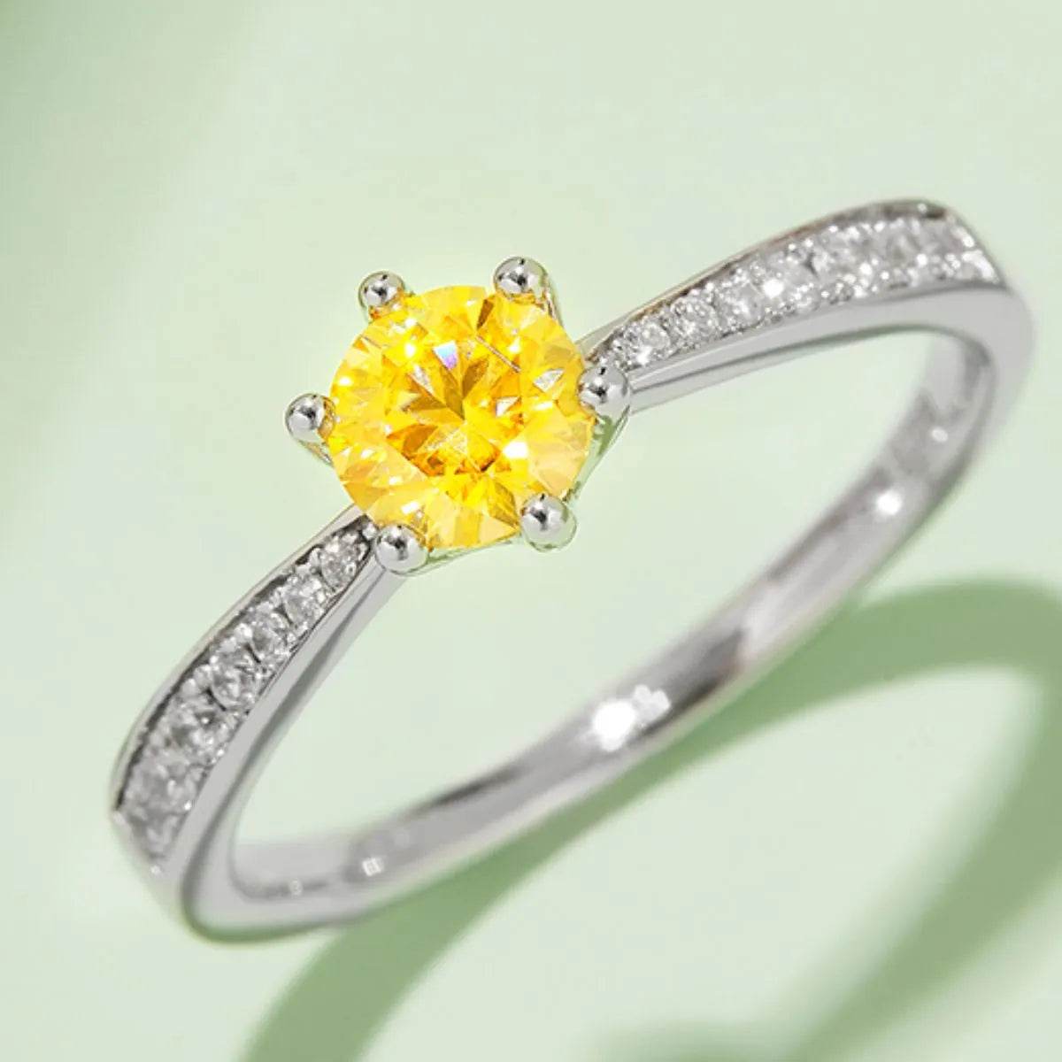 Moissanite 925 Sterling Silver Ring - luxurift