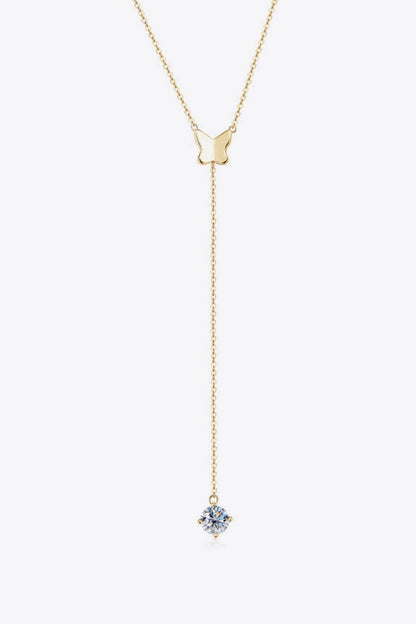 1 Carat Moissanite 925 Sterling Silver Necklace - luxurift