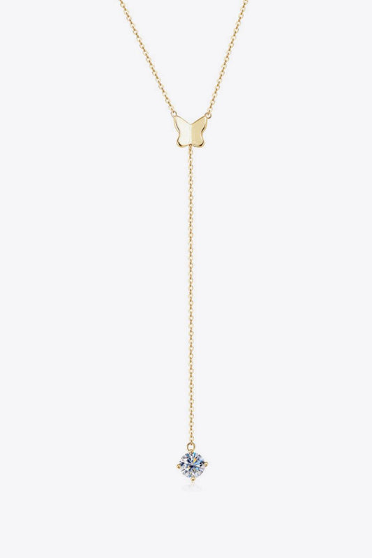 1 Carat Moissanite 925 Sterling Silver Necklace - luxurift