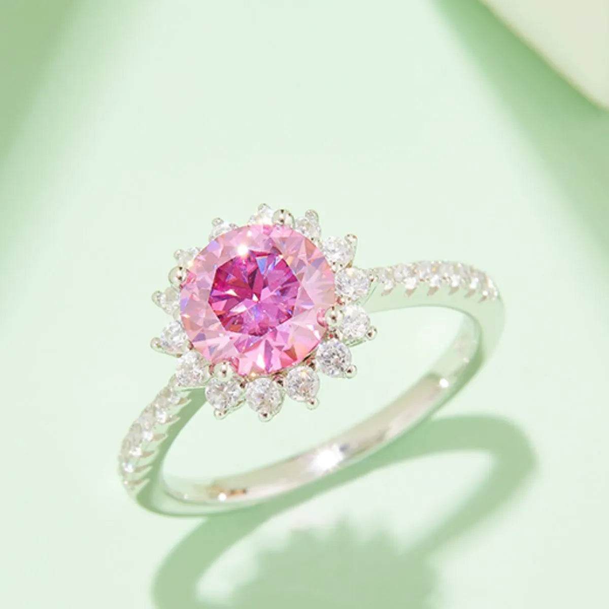 2 Carat Moissanite 925 Sterling Silver Ring - luxurift