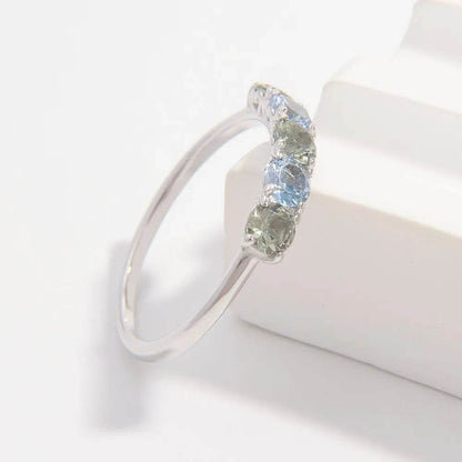 925 Sterling Silver Rhinestone Ring - luxurift