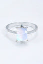 925 Sterling Silver Square Moonstone Ring - luxurift