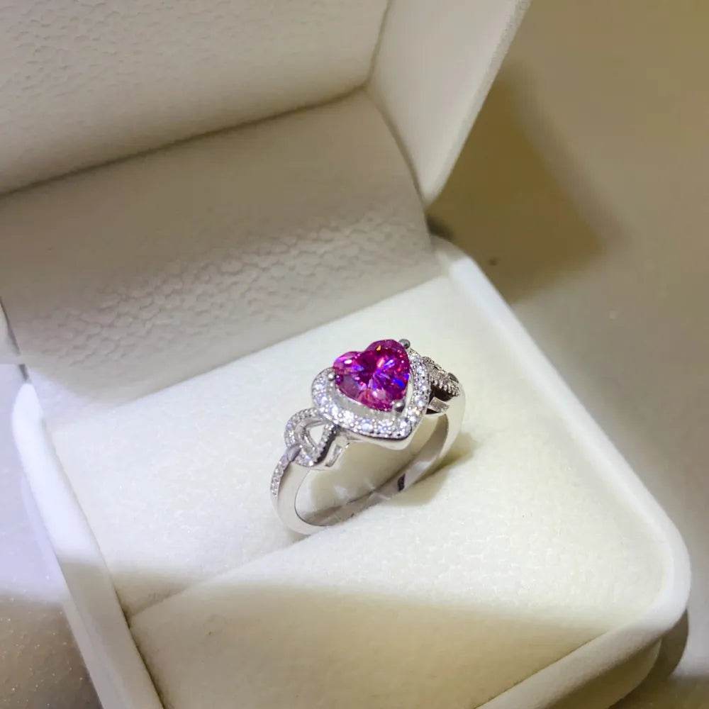1 Carat Moissanite 925 Sterling Silver Ring - luxurift