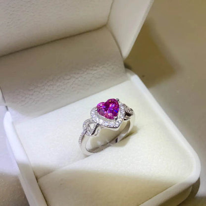1 Carat Moissanite 925 Sterling Silver Ring - luxurift